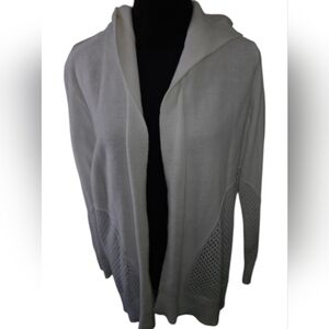 Simply Vera Vera Wang  Hooded Cardigan Womens Large